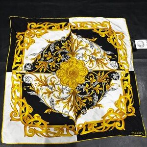 Versace Acanthus Silk Scarf